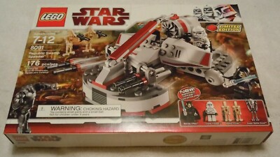 Lego STAR WARS Republic Swamp Speeder Set 8091 New Jedi Barriss