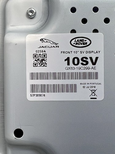 Display infotainment navigazione OEM 2019-2020 Jaguar F-Pace SVR schermo 10" - Foto 4 di 13