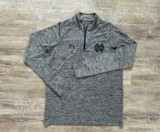 Notre Dame Irish 1/4 Zip Pullover Sweater Shamrock Series Under Armour 2014 Sz M