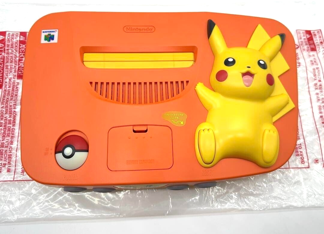 Pikachu Nintendo 64 (Orange and Yellow) Nintendo64 JP GAME