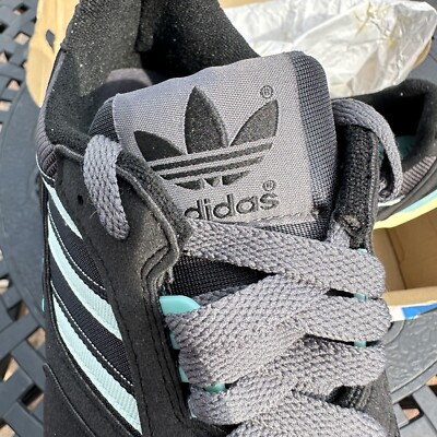 Adidas ZX 4000 Black Ice Mint Men's Athletic Shoes EE4763 Size 6