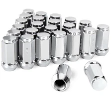 24PCS 14x1.5 Lug Nuts 1.8" tall For Chevy GMC Silverado Sierra 1500