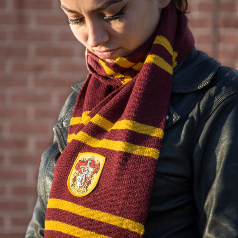 Sciarpa Harry Potter Grifondoro - Licenza Ufficiale 190 Cm - Colori Rosso E Giallo