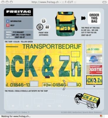 Freitag F-CUT F12 Dragnet Messenger Bag 