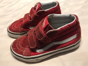 red suede vans high tops