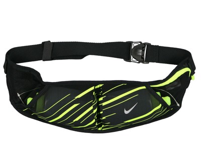 NIKE Double Flask Hydration Running Waistpack Belt Black 10 oz Bottles Marathon | eBay