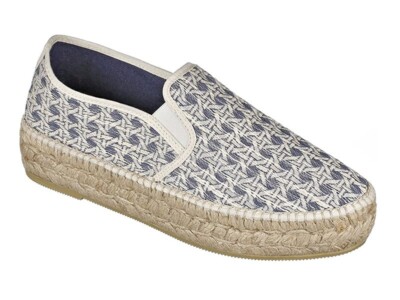 JOE N JOYCE Malaga Blue Slipper Freizeitschuhe Gr. 39 (BT-J-MAL-Blue-39)