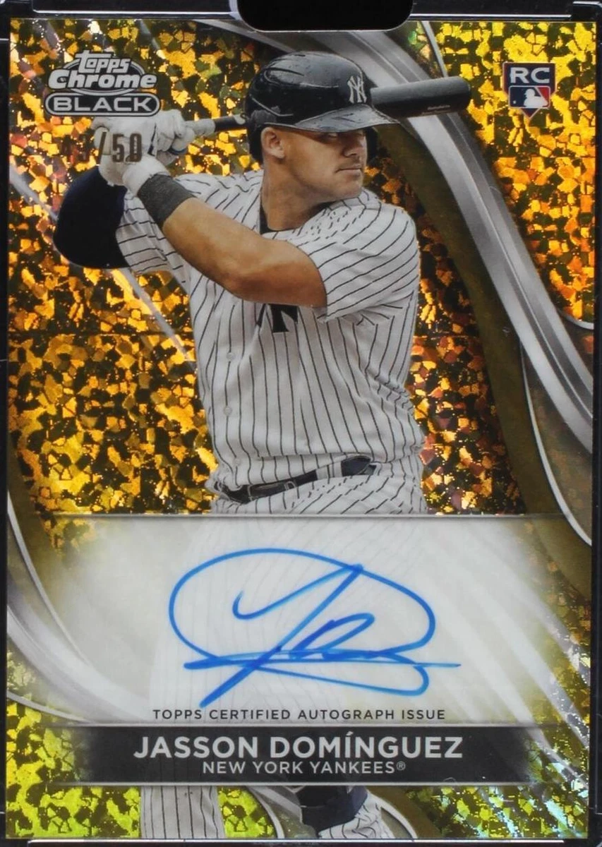 2024 Topps Chrome Black - Jasson Dominguez #CBA-JDO for sale | eBay