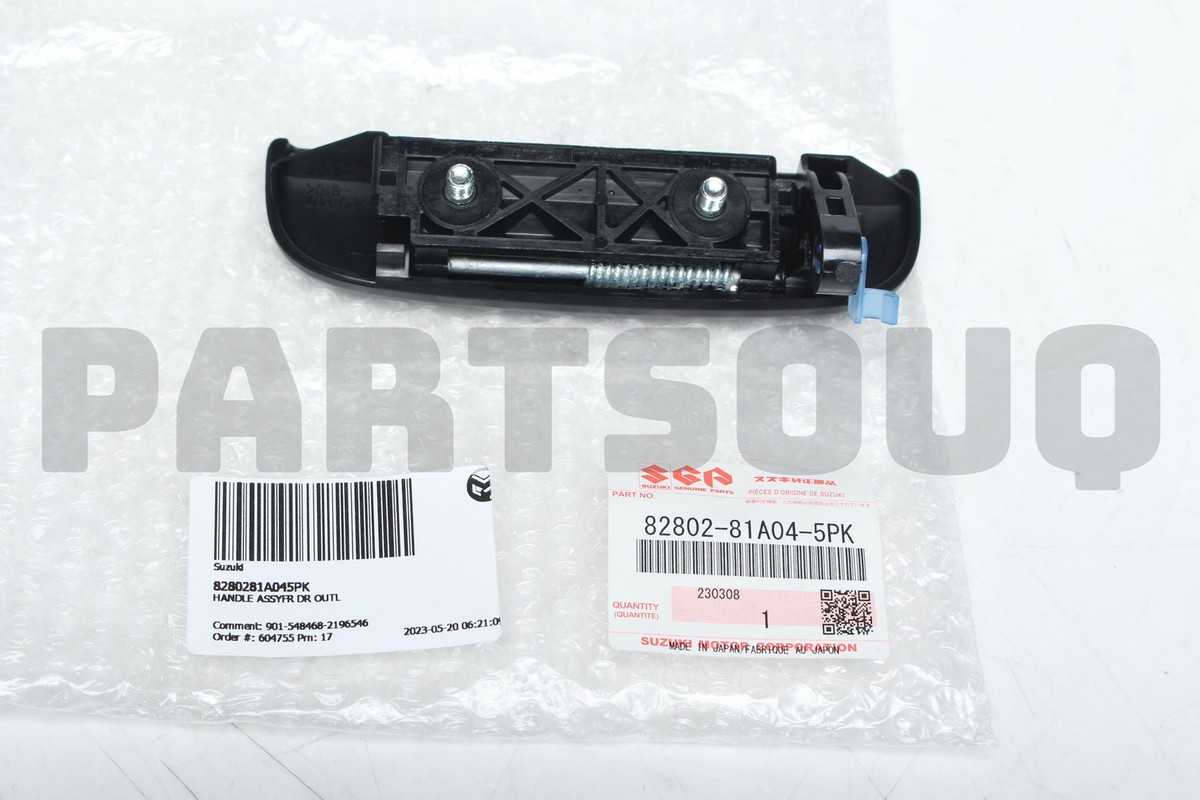 8280281A045PK Genuine Suzuki HANDLE ASSYFR DR OUTL 82802-81A04-5PK