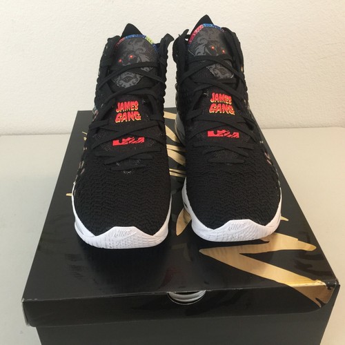 Nike Lebron XV11 17 James Gang multicolore nere BQ3177-005 taglia 18 - Foto 6 di 10