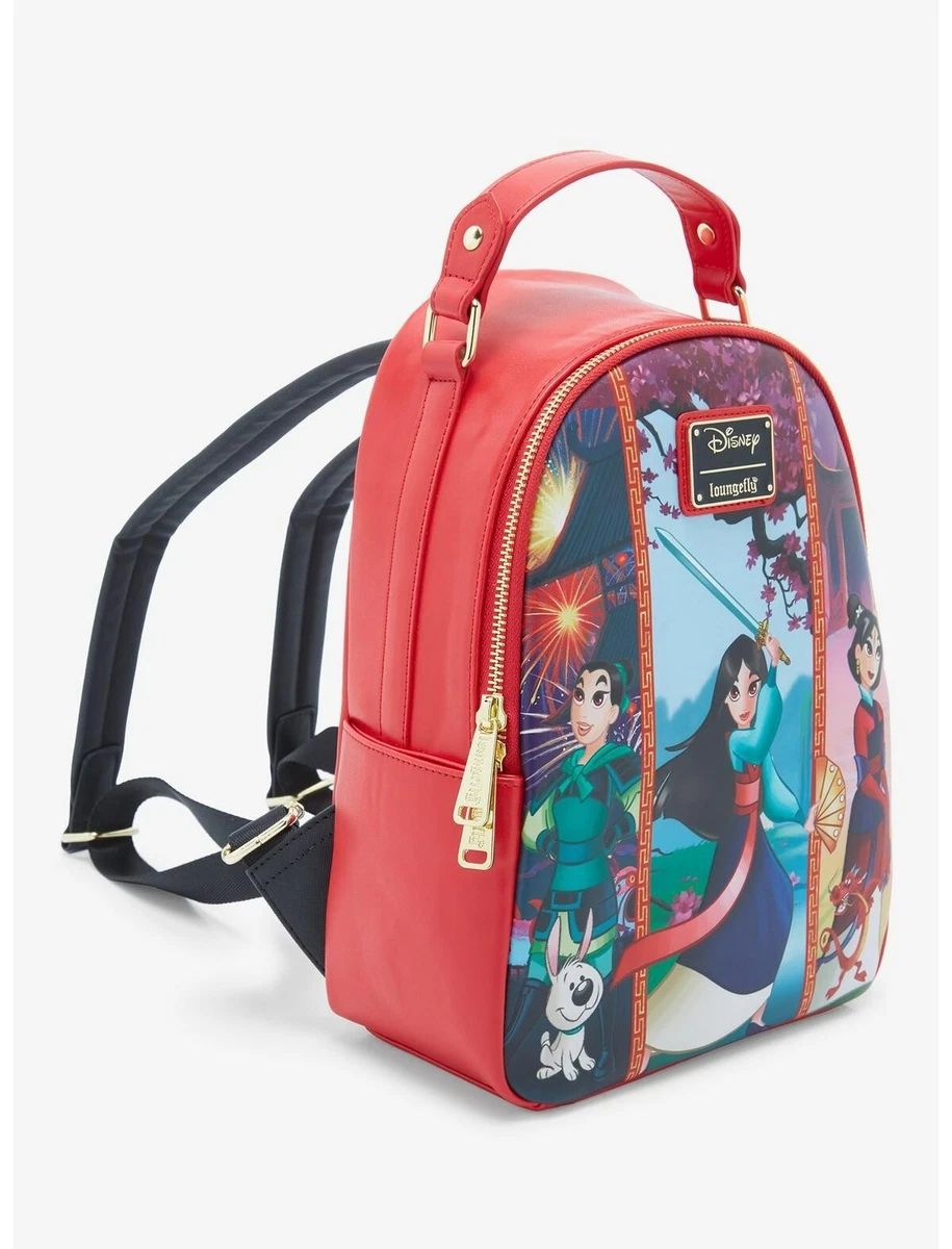 Loungefly Disney Mulan Outfits Mini Backpack New