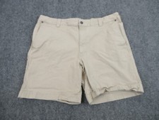 Columbia Shorts Mens Adult 40 Beige Cargo Logo Pocket Outdoors Hiking 40x18
