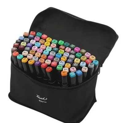 80PCS Colorful Dual Tip Markers for Artistic Creations, Great for Coloring!!
