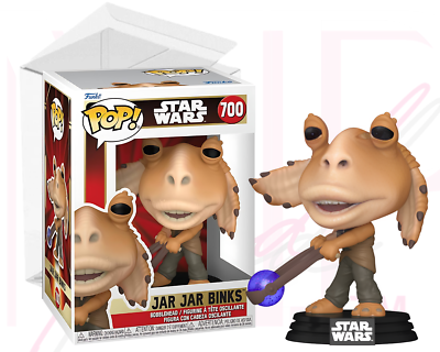 Star Wars Funko POP 700 Jar Jar Binks Booma Balls EpisodeOne Clear
