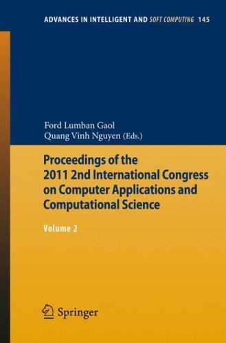 Advances in Intelligent and Soft Computing Ser.: Proceedings of the ...