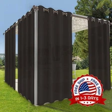 Cortinas interiores y exteriores para patio cenador porche pérgola de poliéster