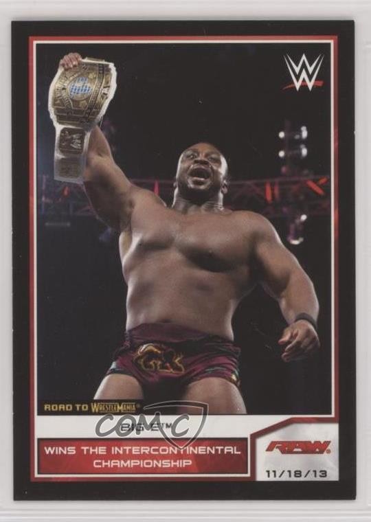 2014 Topps WWE Road to Wrestlemania Big E #55 2y0