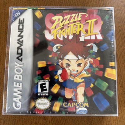 SUPER PUZZLE FIGHTER II GAME BOY ADVANCE BOX AND CARDBOARD INSERT, NO GAME