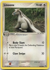 Linoone 34/106 Emerald Pokemon Lightly Played