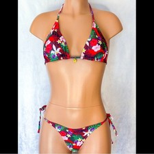 Tropical, Multi-Colored, Bikini Set