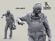 1/48 Soviet Helicopter Pilot On Brief w/Body Armour & Helmet, Afghan War #2