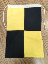 Vintage Linen Cotton Flag SIGNAL Boat Nautical FLAG