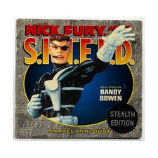 Bowen Desi Marvel Statu  Nick Fury, Agent of S.H.I.E.L.D. Mini-Bust (St VG+/NM