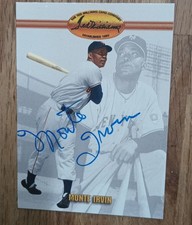 Monte Irvin Signed 1993 Ted Williams Card