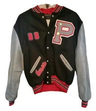 Vintage Delong Sportswear Letterman Jacket Size 48 Long
