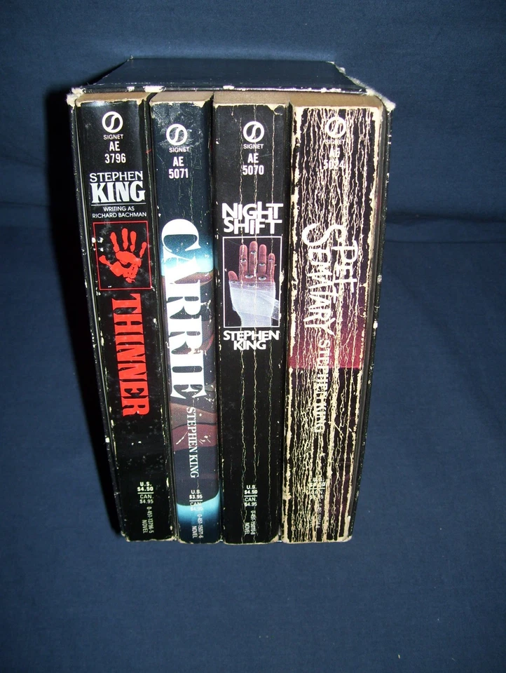 Stephen King #1 Signet 4 Paperback Gift Set Foto 2 de 4