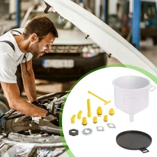 15 Pcs Auto Fluid Oil Spill Proof Radiator Car Coolant F-unnel HO T Filling X1P7