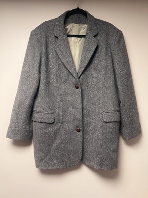 Vintage Triona Design From Ireland 100% Wool Women s Tweed Jacket Size 18