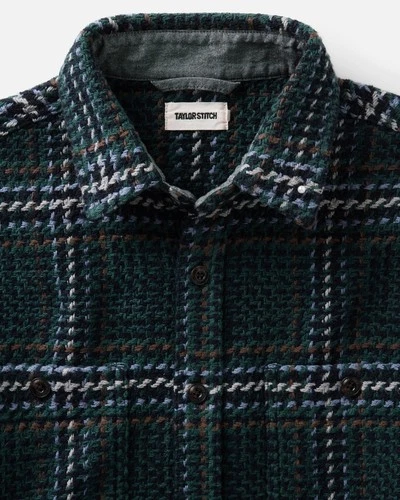 Taylor Stitch Cutter Overshirt in canal cheek size XS 36 New video thumbnail