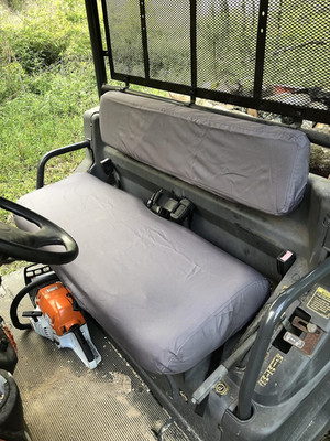 Durable Waterproof Seat Covers for 2005-2013 Kubota RTV 900 - Gray