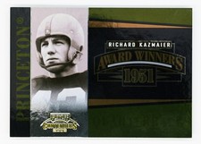 2006 Playoff Contenders #AW-29 Dick Kazmaier /1000 Award Winners Princeton