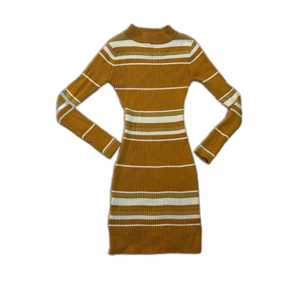 mock neck bodycon sweater dress Cozy Girl Ivy West Striped Ribbed Knit Exlura size:14 UK mermaid fitted gown Sherri Hill 57226 – Dress length