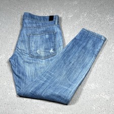 Vince Jeans Mason Relaxed Rolled Women’s 27 Blue Medium Wash 32x28 USA Made
