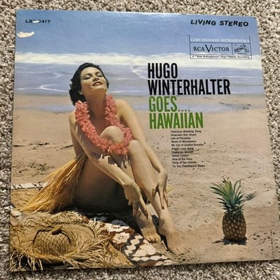 Hugo Winterhalter   Goes Hawaiian LP Record 1962 RCA Victor Easy Listening 33