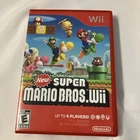 Nintendo New Super Mario Bros. Wii Multiplayer Game Manual Platformer NTSC