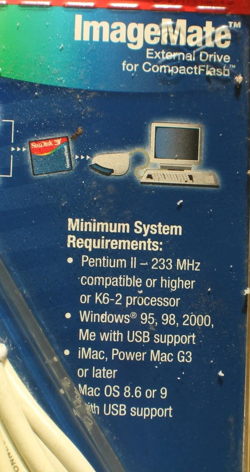 VTG New SanDisk ImageMate SDDR-31-01 USB CompactFlash Extermal Drive Card Reader - Image 4 of 4