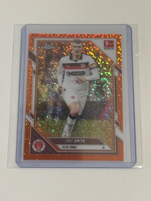 Topps Chrome Bundesliga 25/26 Eric Smith Orange Mini Diamond 18/25 Parallel #86