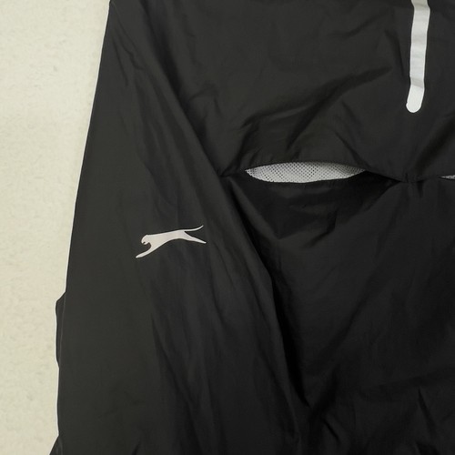 Slazenger Men's 1/2 Zip Pullover Jacket Vented Lightweight Black Size Large - Picture 9 of 13