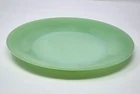 Vintage Fire King Jane Ray Jadeite Green Glass Dinner Plate Dish Ribbed Pattern