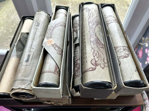 Meloto and Universal Brand Player Piano Rolls - Brilliant for Junk Journalling