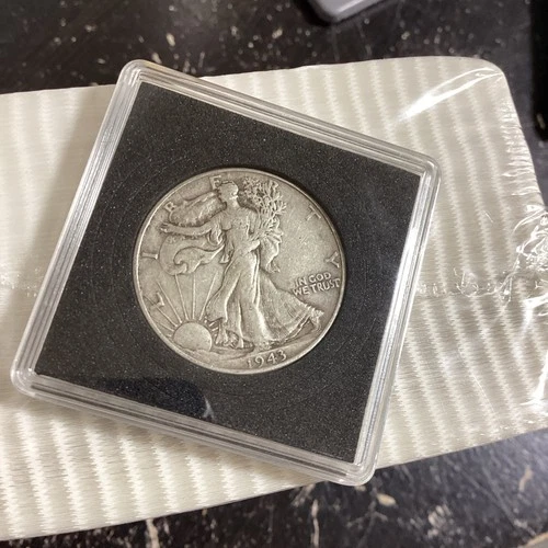 1943 P U.S. Walking Liberty Silver Half Dollar  VG Condition