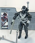 VINTAGE GI JOE ARAH SNAKE EYES 1989 COMPLETE WITH CARD HASBRO