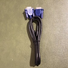 VGA/SVGA D-Sub Male to Male Monitor Cable Black Blue