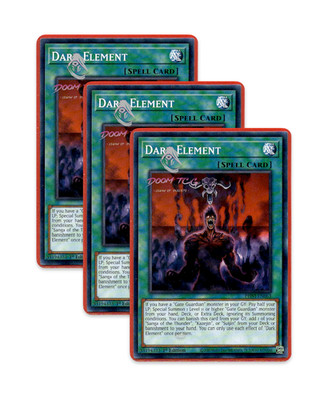 Yugioh! Dark Element PHNI-EN063 (Common) 1st Ed 3x  Gate Guardian Deck Support 