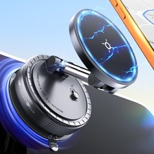 Vacuum Magnetic Phone Holder for Car, for Magsafe Car Mount for Windshield, F...