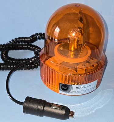 Automotive Flashing Strobe Light Peterson Mfg. Model 771 For Rooftop